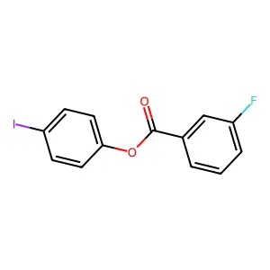 4-Iodophenyl 3-fluorobenzoate structure