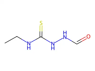 N-(ethylcarbamothioylamino)formamide structure