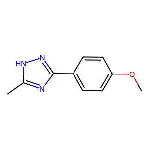 5-(4-Methoxyphenyl)-3-methyl-1H-1,2,4-triazole structure