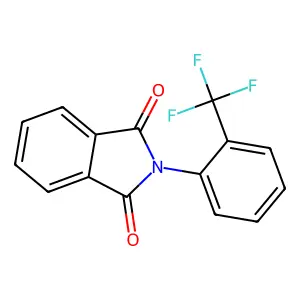 2-[2-(trifluoromethyl)phenyl]-1H-isoindole-1,3(2H)-dione structure