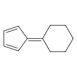 Cyclohexane, 2,4-cyclopentadien-1-ylidene- structure