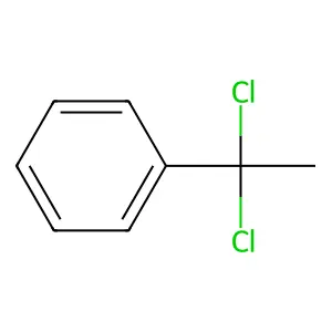 Benzene, (1,1-dichloroethyl)- structure