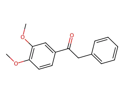 1-(3,4-Dimethoxyphenyl)-2-phenylethanone structure