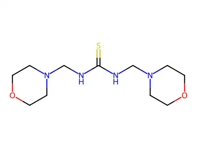 1,3-Bis(morpholin-4-ylmethyl)thiourea structure