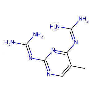 Guanidine, 1,1'-(5-methylpyrimidine-2,4-diyl)di- structure
