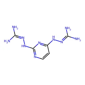 Guanidine, 1,1'-((pyrimidine-2,4-diyl)diimino)di- structure