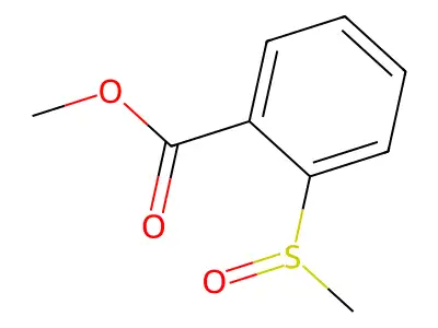 Methyl 2-(methanesulfinyl)benzoate structure