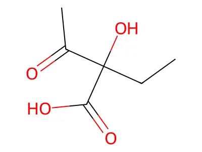 2-乙基-2-羟基-3-氧丁酸 structure