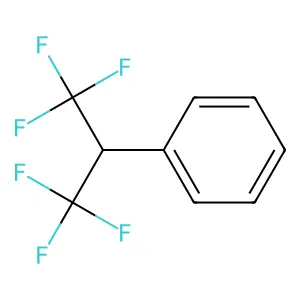 Benzene, [2,2,2-trifluoro-1-(trifluoromethyl)ethyl]- structure