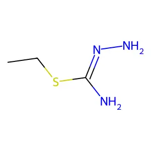 ethyl N'-aminocarbamimidothioate structure