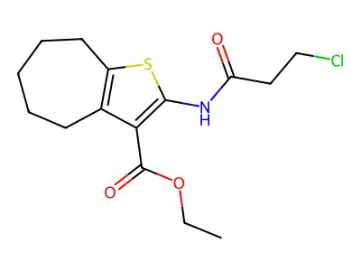 C15H20ClNO3S structure