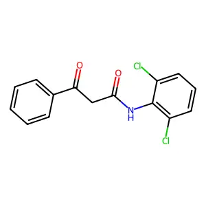 N-(2,6-二氯苯基)-3-氧代-3-苯基丙酰胺 structure