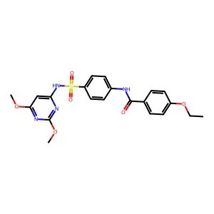 N-{4-[(2,6-Dimethoxypyrimidin-4-YL)sulfamoyl]phenyl}-4-ethoxybenzamide structure
