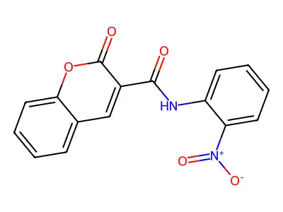 N-(2-Nitrophenyl)-2-oxo-2H-chromene-3-carboxamide structure
