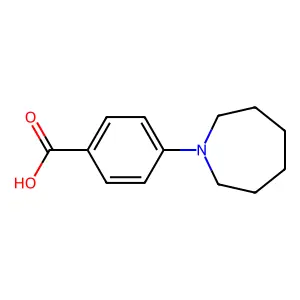4-(azepan-1-yl)benzoic Acid structure