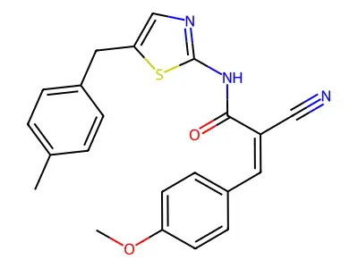 C22H19N3O2S structure