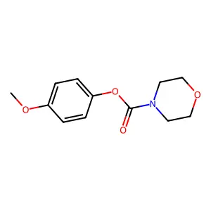 4-Methoxyphenyl 4-morpholinecarboxylate structure