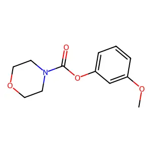 3-Methoxyphenyl morpholine-4-carboxylate structure