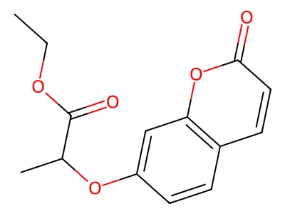 Ethyl 2-(2-oxo-2H-chromen-7-yloxy)propanoate structure