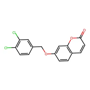 7-[(3,4-Dichlorophenyl)methoxy]chromen-2-one structure