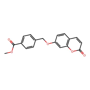 methyl 4-{[(2-oxo-2H-chromen-7-yl)oxy]methyl}benzoate structure