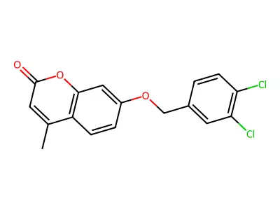 7-[(3,4-Dichlorophenyl)methoxy]-4-methylchromen-2-one structure