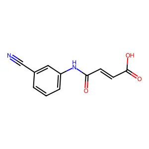 (E)-4-(2-Methyl-3-nitroanilino)-4-oxo-2-butenoic acid structure