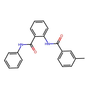 2-[(3-methylbenzoyl)amino]-N-phenylbenzamide structure