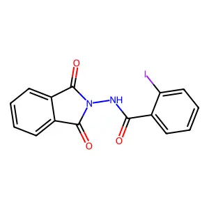 N-(1,3-dioxo-1,3-dihydro-2H-isoindol-2-yl)-2-iodobenzamide structure