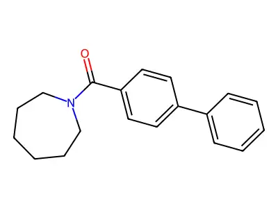 [1,1'-Biphenyl]-4-yl(hexahydro-1H-azepin-1-yl)methanone structure