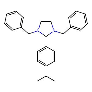 1,3-Dibenzyl-2-(4-isopropylphenyl)imidazolidine structure