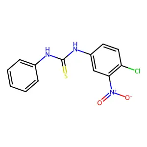 1-(4-Chloro-3-nitrophenyl)-3-phenylthiourea structure