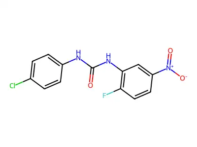 1-(4-Chlorophenyl)-3-(2-fluoro-5-nitrophenyl)urea structure