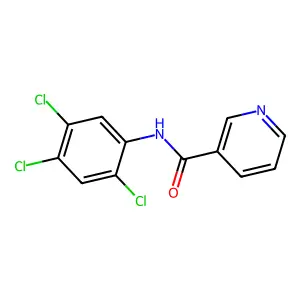 N-(2,4,5-trichlorophenyl)pyridine-3-carboxamide structure