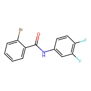 2-bromo-N-(3,4-difluorophenyl)benzamide structure