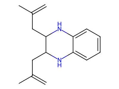 2,3-Bis(2-methylprop-2-enyl)-1,2,3,4-tetrahydroquinoxaline structure