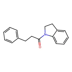 1-(3-Phenylpropanoyl)indoline structure