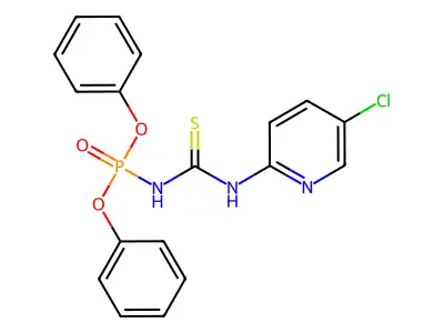 1-(5-Chloropyridin-2-yl)-3-diphenoxyphosphorylthiourea structure