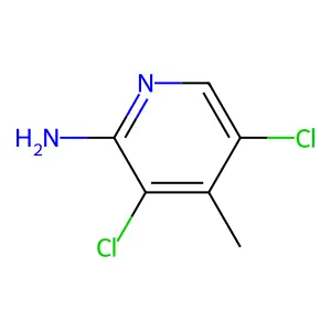 3,5-二氯-4-甲基吡啶-2-胺 structure