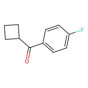 环丁基-4-氟苯基酮 structure