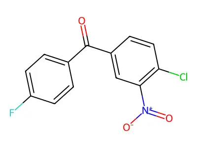 (4-Chloro-3-nitrophenyl)(4-fluorophenyl)methanone structure