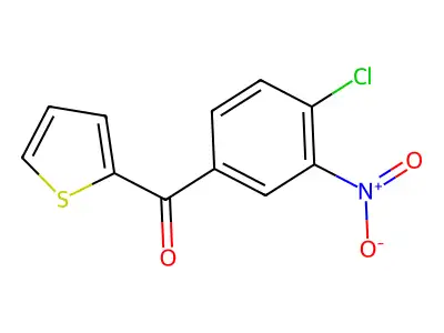 4-Chloro-3-nitrophenyl 2-thienyl ketone structure