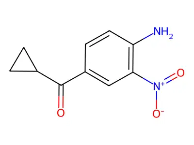 (4-Amino-3-nitrophenyl) cyclopropyl ketone structure