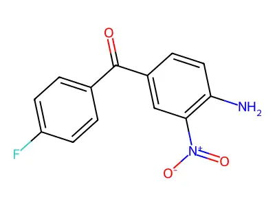 (4-Amino-3-nitrophenyl)(4-fluorophenyl)methanone structure