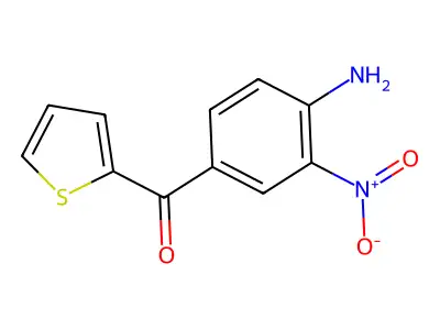 2-(4-Amino-3-nitrobenzoyl)thiophene structure