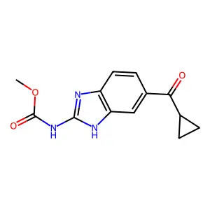 环苯达唑 structure