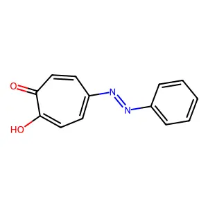 5-(Phenylhydrazinylidene)cyclohepta-3,6-diene-1,2-dione structure