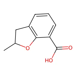 2-Methyl-2,3-dihydro-1-benzofuran-7-carboxylic acid structure
