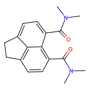 N5,N5,N6,N6-Tetramethyl-1,2-dihydroacenaphthylene-5,6-dicarboxamide structure