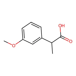 2-(3-Methoxyphenyl)propanoic acid structure